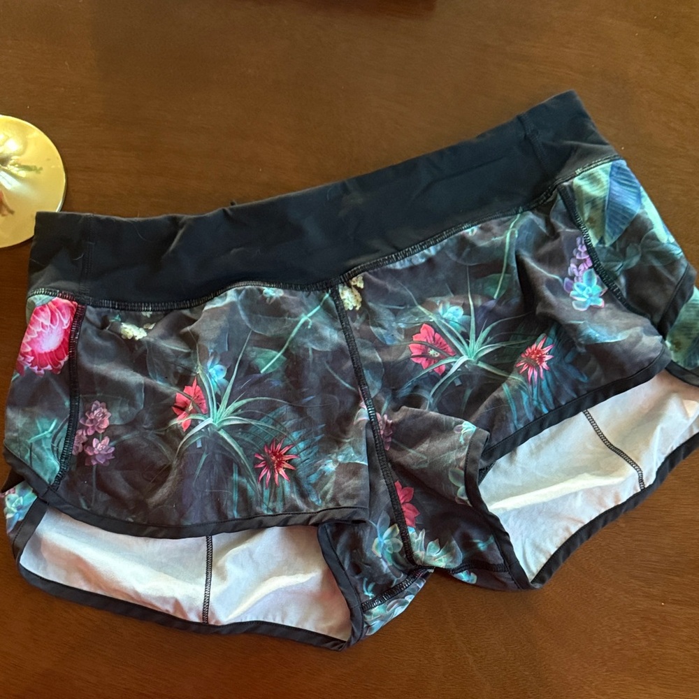 Jungle Print Lululemon Athletic Shorts